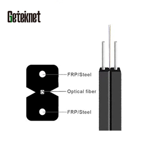 GETEKnet Fiber Optical <strong>Cable</strong> internet LSZH FTTH <strong>network</strong> drop wire 1 2 4 6 8 core single mode <strong>type</strong> G.657a fiber optic drop <strong>cable</strong> - Product Image 3