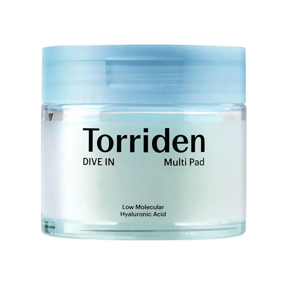 Cuscinetti per il viso idratanti per la cura della pelle coreana per il raffreddamento Torriden DIVE IN acido ialuronico a basso peso molecolare Multi Pad 80ea