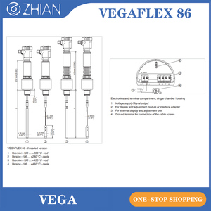 Gefuhrte Radar-fullstandmessung fx86 Radar-fullstandmessgerat MIT leitwelle Flex 86 gefuhrter Radar-fullstandstandsensor - Product Image 4