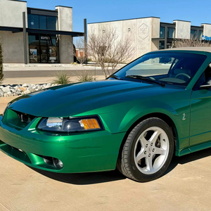 1999 f-o-r-d mu-s-t-a-ng SVT Cobra cabrio ~ 54000 mil 5 vitesli manuel elektrikli yeşil metalik bazı değişiklikler - Product Image 1