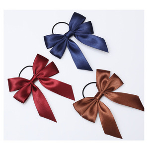 <strong>Customized</strong> Gold Rimmed Grosgrain Ribbon <strong>Bows</strong> 6 Petals <strong>Bow</strong> With <strong>Elastic</strong> Stretch <strong>Loop</strong> for Gift Box Packing - Product Image 5