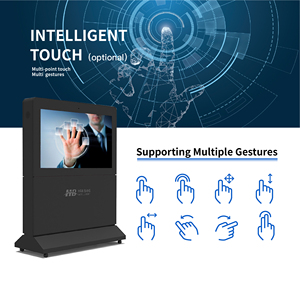 55 \ "alta luminosità all'aperto LCD pubblicità Digital Signage impermeabile chiosco intelligente Touch Signage Player per le aziende - Product Image 3