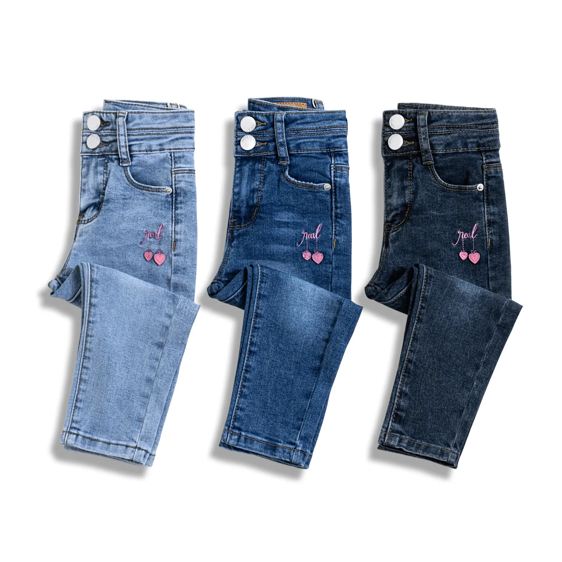 Jeans pour enfants meninas roupas menino e menina jeans roupas para crianças adolescentes