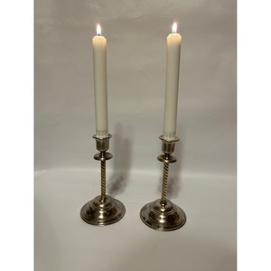 Nhà Máy Trực Tiếp Cổ Điển Nến Ánh Sáng Chủ Trong Kim Loại Swirl Brass Bắc Âu Thiết Kế Scandinavia , Centerpieces Trang Trí Nội Thất - Product Image 1