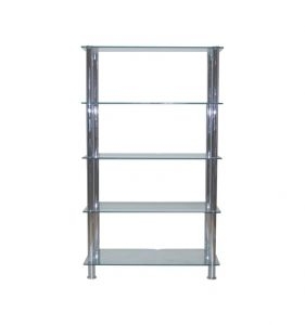 Kệ Kính Trưng Bày Trưng Bày Trưng Bày Kệ Kính Trưng Bày Với Chân Chrome Kệ Kính Chân Thủy Tinh Vitrine Chrome - Product Image 4