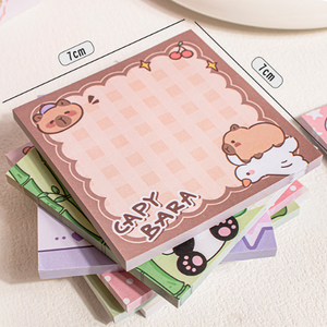 Bloc de notas personalizado OEM Kawaii Sticky Note Pad - 100 + Plantillas de diseño gratis para REGALO/Venta al por menor/Personalización de hotel (Dieline Support) Bloc de notas personalizado - Product Image 5