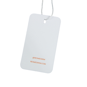 Etiquetas de tarjetas de papel impresas con logotipo personalizado, etiquetas colgantes de estilo de cuerda a la moda para ropa y joyería para prendas de vestir - Product Image 4