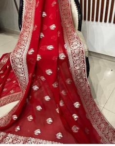 משי ג 'ורג' ט טהור לקנות sarees במחיר הסיטונאי
