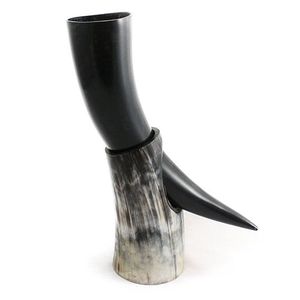 仿古高品质手工啤酒原装喝牛角杯100% 正品啤酒牛角/用于圣诞派对啤酒饮用