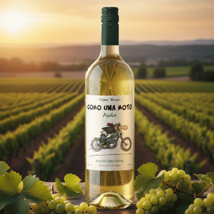 Como UNA moto, khô trắng, 100% airen, 11% vol Alcohol, varietal Tây Ban Nha, 0,75lt, từ castilla La Mancha. - Product Image 1