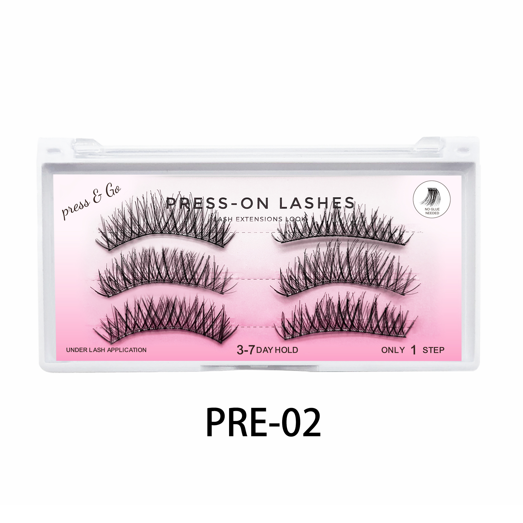 pre Glued Strip Lashes 2