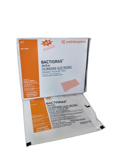 Thuốc mặc quần áo bán buôn Smith & nephew bactigras sát trùng gạc mặc quần áo có chứa 0.5% Chlorhexidine Acetate BP 10x10 - Product Image 3