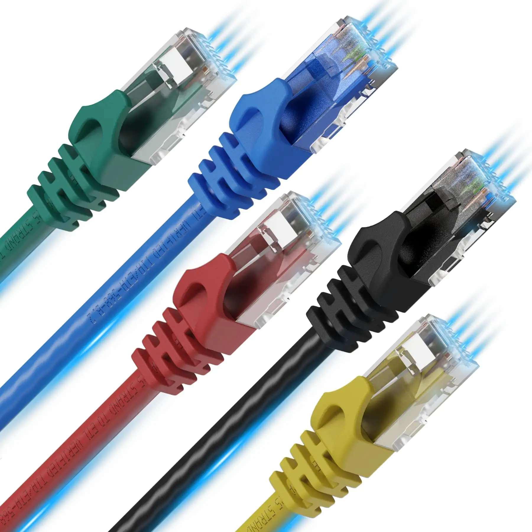 Stp Ftp cat5e cat6 cat6a cat7 cat8 câble réseau Ethernet haute vitesse Gigabit RJ45 câble réseau Internet cordon de raccordement