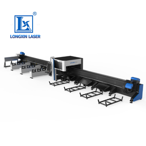 Cortador de tubos láser de fibra de alta resistencia con sistema de carga y descarga completamente automático para procesamiento de tuberías industriales - Product Image 1