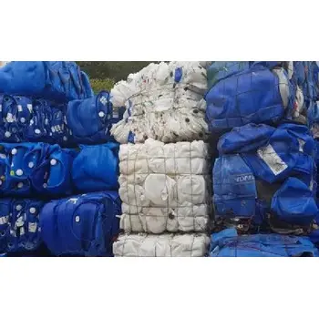 Großhandel HDPE blauer Trommel Schrott in Ballen und HDPE blauer Trommel Nachmahlen verfügbar in Großmengen