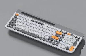 Mini Punk inalámbrico RGB retroiluminado teclado ratón Combo USB 2,4g para Bluetooth inglés EE. UU. Diseño membrana para ordenador de oficina en casa