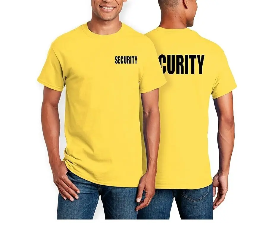 Migliore fornitore all'ingrosso grande e alta t-shirt di sicurezza uniforme personalizzata t-shirt camicie alte per gli uomini