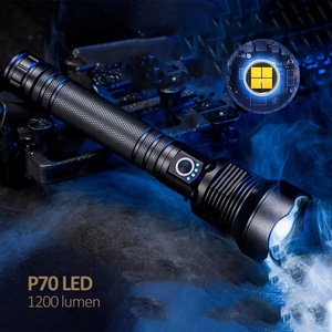Lightingpass Chất lượng cao siêu sáng loại C sạc Zoom Torch XHP70 khẩn cấp tự vệ săn chiến thuật dẫn đèn pin - Product Image 1