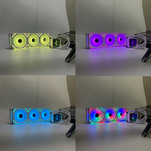 เครื่องทำน้ำเย็นแบบ AIO RGB ขนาด360มม. พัดลมที่เงียบเป็นพิเศษระบบระบายความร้อนด้วยอากาศสำหรับเล่นเกมระดับไฮเอนด์ - Product Image 4