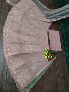 מעצב חדש חתונה ללבוש רקמה squnce lehengas choli עם דופאטה