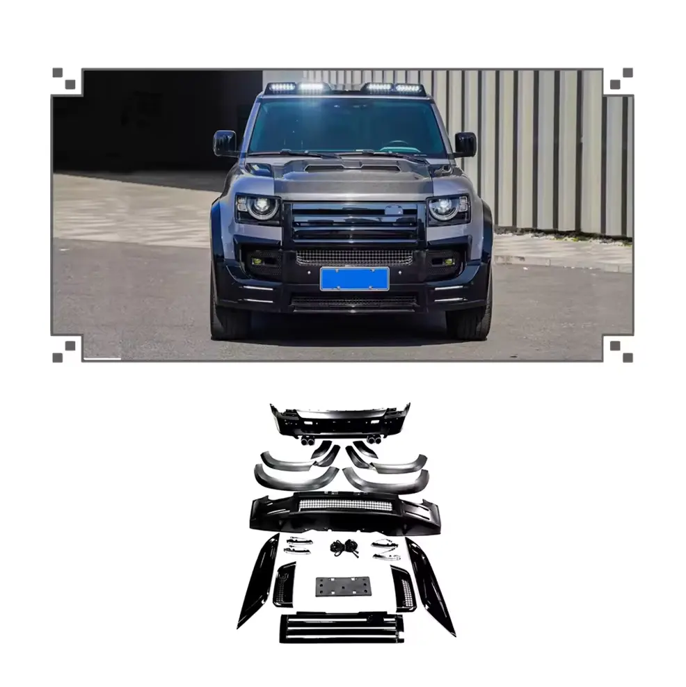 Hot Sale Factory Price PP Body Kits For Range Rover Defender with TUV Material Certificate For EU Buyers