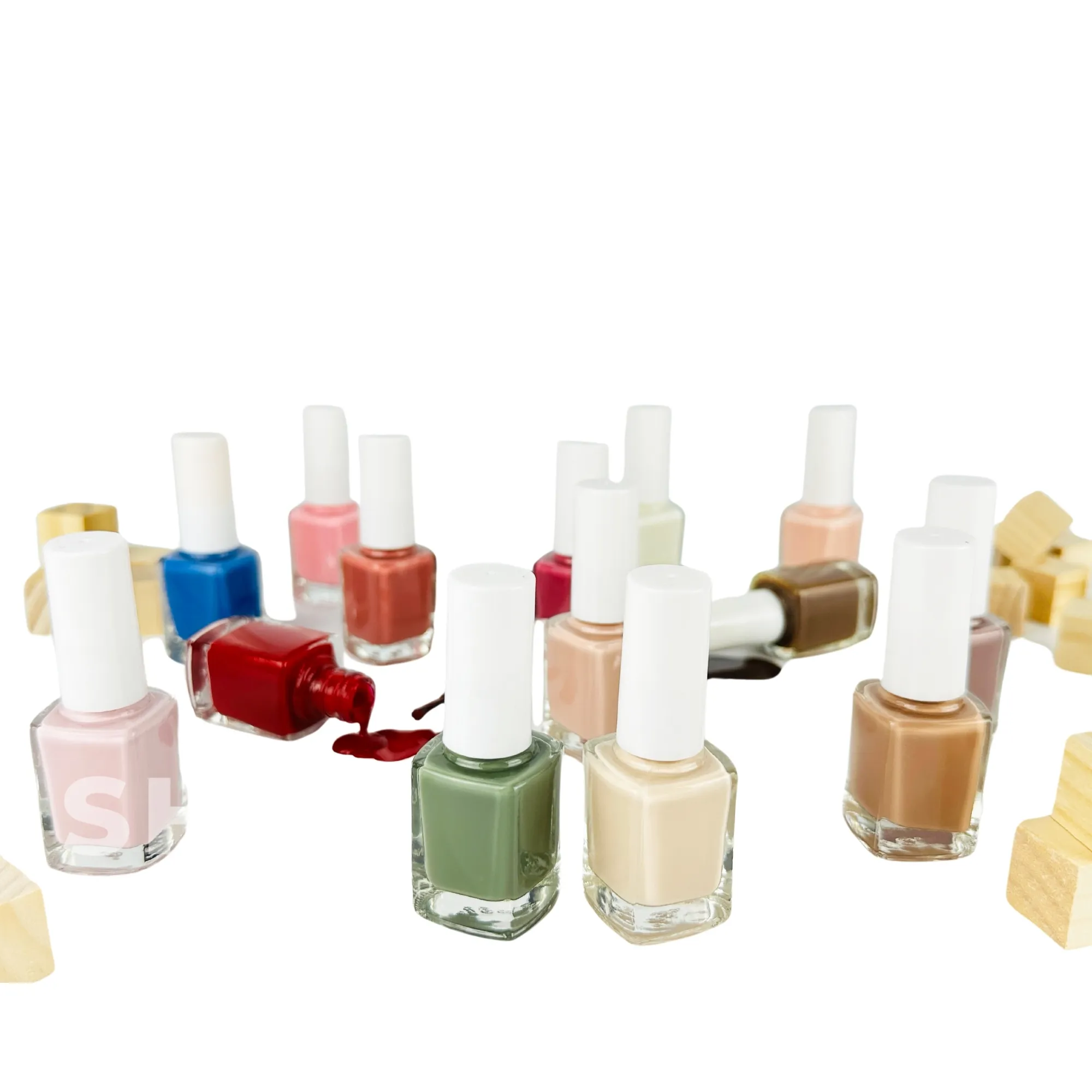 Fornecedor de unhas esmaltes de unhas em gel personalizados esmalte feito na Turquia 10 cores ODM de marca própria esmalte de unhas de alta qualidade