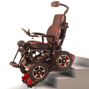 Tekerlekli sandalye-4WD PW merdiven tırmanma Li-ion pil elektrikli engelli/yaşlı/hasta tekerlekli sandalyeler - Product Image 5
