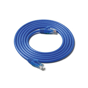 Yüksek kaliteli Ethernet kablosu Cat5e cat6 C6a UTP 1,3,5,10M mavi viraj duyarsız katı telli yama kablosu cat6 Lan yama kablosu Ul - Product Image 1
