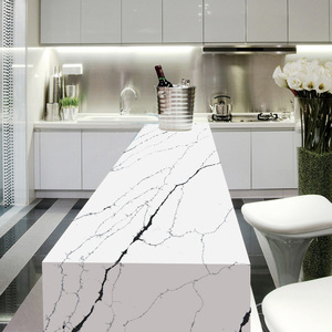 Nhà Máy Bán buôn cao cấp cắt lớn Hiện Đại Trắng calacatta nhân tạo Quartz slab Countertop sàn chống cháy thân thiện với môi 5-năm - Product Image 3