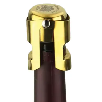 2024 Newest Stainless Steel Bottle Plug Sealer Sparkling Wine Rose Gold Color Wine Bottle Sealer Closer Champagne Stopper