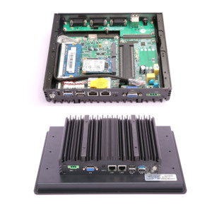Personalizar dimensiones Panel de control industrial sin ventilador integrado PC GPIO Monitor táctil industrial Computadora con pantalla VGA - Product Image 2