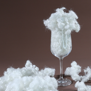 Tái chế chai PET polyfill polywadding bông polyester cao khả năng phục hồi sợi tổng hợp - Product Image 6