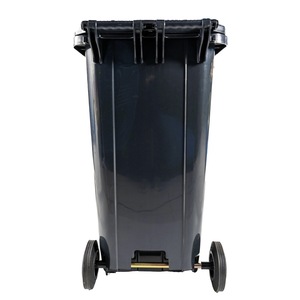 Üretici 240l atık geri dönüşüm kutusu çöp çöp 240 Litre siyah Wheelie Bin - Product Image 4