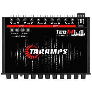 7 Band Graphic Equalizer Taramps TEQ 7.4 4 <strong>RCA</strong> <strong>Inputs</strong> and 6 Channel <strong>RCA</strong> <strong>Outputs</strong> LPF From 40 to 250Hz Best Control for Car <strong>Audio</strong> - Product Image 4