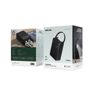 Green Lion <strong>Thunder</strong> 80 Power Bank 80000mAh With <strong>LED</strong> Display and Quick Charge Technology for High-Capacity, Fast Device Charging - Product Image 2