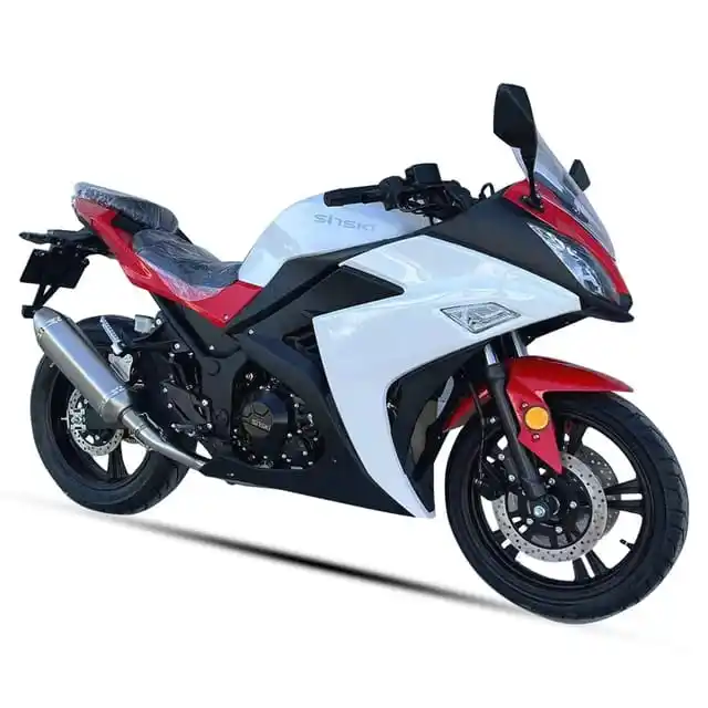 Motocicleta de carreras deportiva de gasolina de 250CC con refrigeración por aire de calidad OEM de fábrica