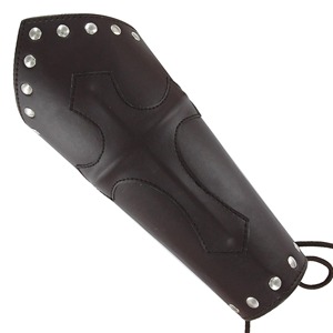 Bowman'ın deri rönesans harp Bracer LARP fuarları sahne yapımları için Set-el işi deri el sanatları - Product Image 6