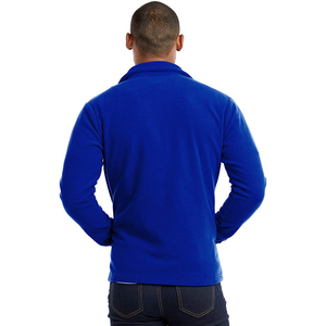 优质定制男士户外微涤纶摇粒绒夹克立领拉链冬季保暖套头衫 - Product Image 3