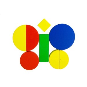 カウントピース幾何学ピース長方形三角形サークル6形10ピースそれぞれ - Product Image 3