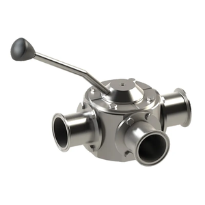 วาล์วสเตนเลสแบบแมนนวล/อัตโนมัติ2/3แบบ mV DN25-DN150เจาะแบบเต็มรูปแบบใช้งานทั่วไปปรับแต่งได้ตามต้องการ - Product Image 2