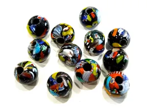 <strong>2025</strong> Genuine Black Obsidian Crystal <strong>Bead</strong> 4mm 6mm 8mm 10mm <strong>12mm</strong> Smooth Round <strong>Beads</strong> for Bracelets Jewelry Making Glass <strong>Beads</strong>