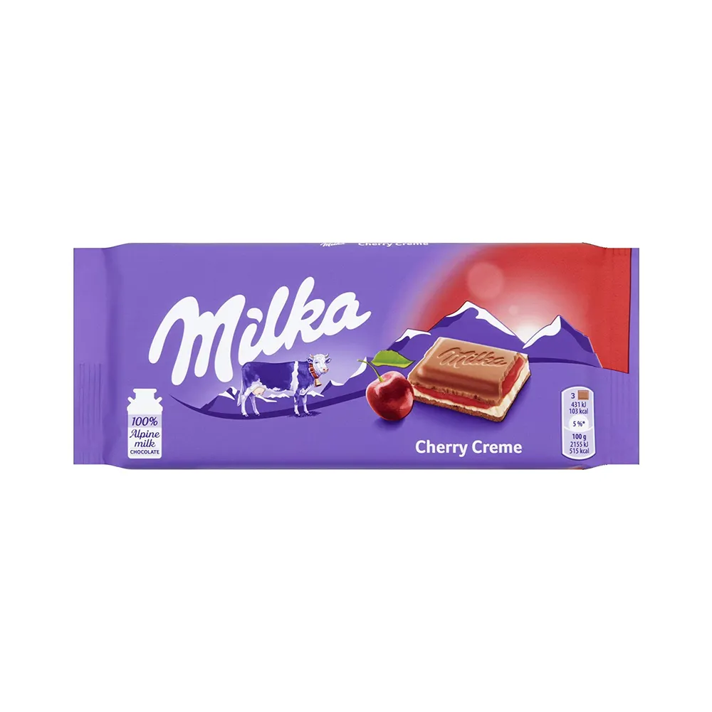 Proef De Zoetheid Milka Cherry 100G Fruitige Chocolade Verrukking