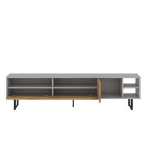 Luga Modern avrupa tarzı TV ünitesi gri/Kilim tasarım oturma odası kullanımı için fonksiyonel ve estetik - Product Image 6