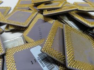 Оптовая продажа, процессорный процессор Intel 486 и 386, компьютерный оперативный лом, керамический процессорный лом с золотыми штифтами - Product Image 3