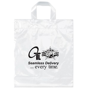 Custom Print Logo Garment <strong>Soft</strong> <strong>Loop</strong> <strong>Handle</strong> Shopping Carry <strong>Colorful</strong> Packaging <strong>Handle</strong> Packing Plastic Bag for Clothes - Product Image 4