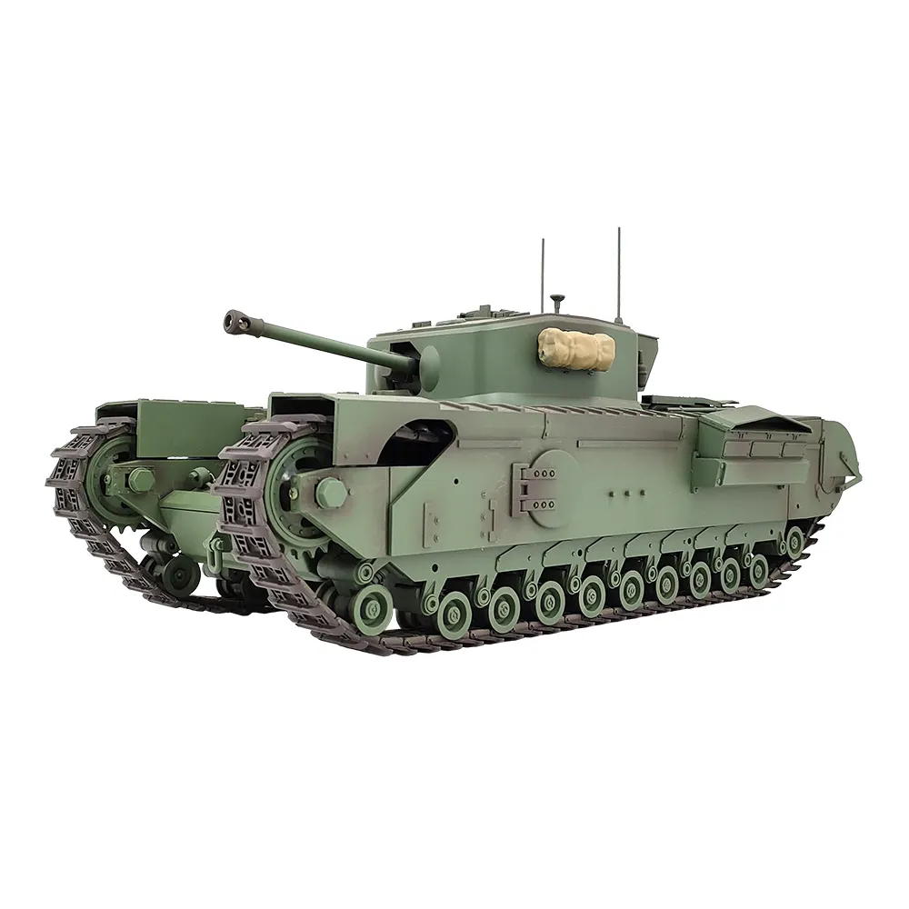 C2310 nuovo carro armato RC UK Churchill fanteria carro armato da combattimento in scala 1/16 modello di carro armato 2.4Ghz giocattoli per Hobby regali RC giocattoli fai da te
