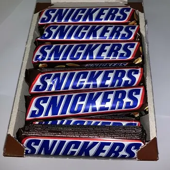 Snickers çikolata orijinal, Kit Kat tıknaz, Bounty & Twix