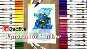 24 Màu Trong Kho Giá Rẻ Màu Nước Bàn Chải Bút Màu Nước Đôi Mẹo Đánh Dấu Cho Trẻ Em Mới Bắt Đầu - Product Image 6