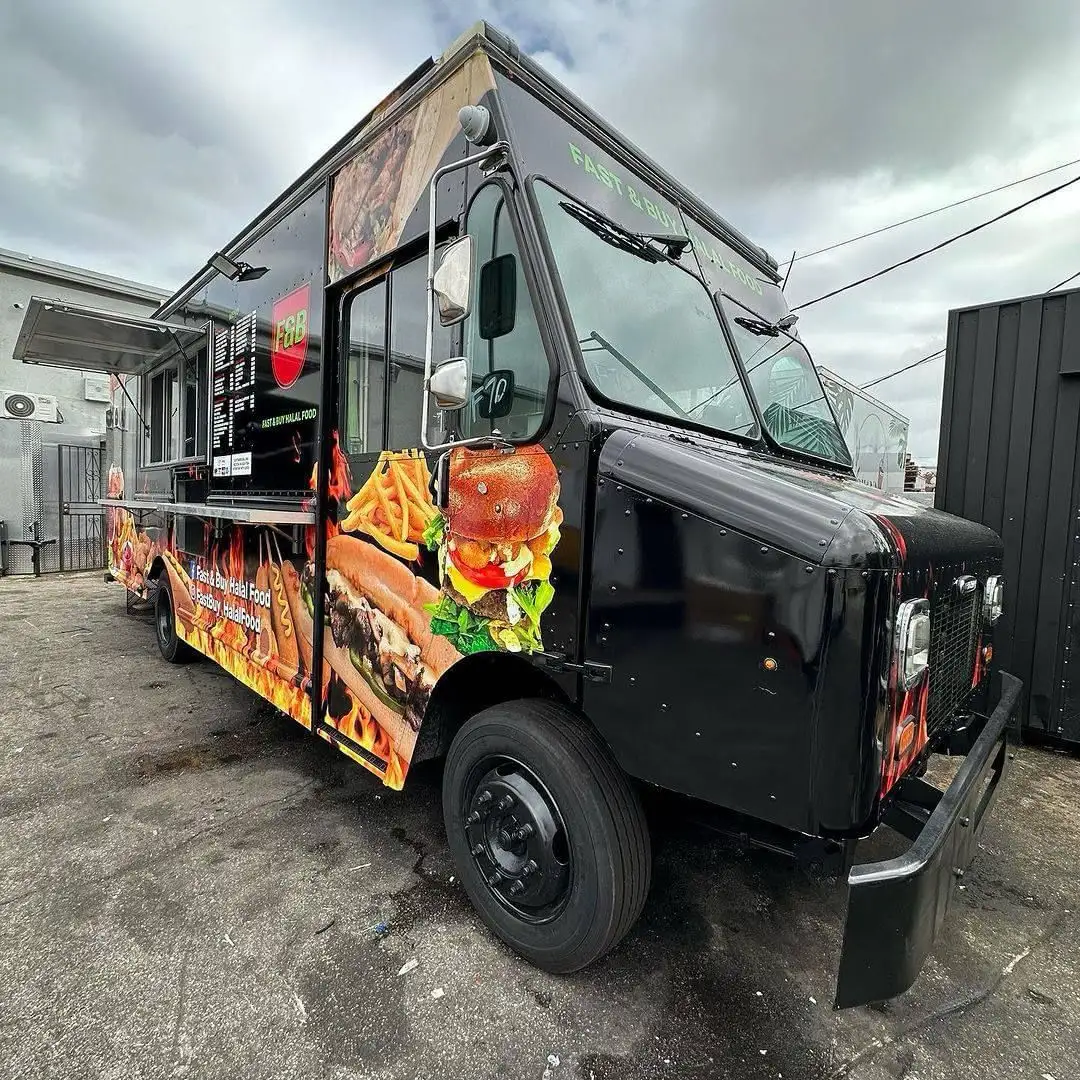 Street Mobile Fast Food Truck Food Trailer Coffee Van Beer Bar Triciclo eléctrico Food Truck para Europa