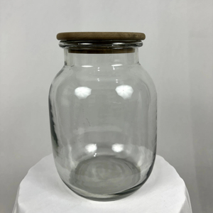 Kapak ile cam kavanoz el yapımı cam şişeler için depolama toptan bal kavanozları satılık toplu hindistan - Product Image 1